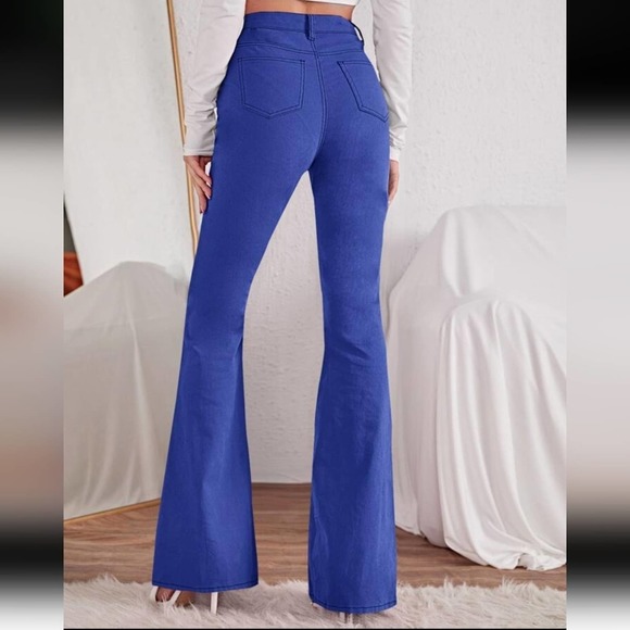 Joe's jeans the‎ Visionaire boho chic high rise bootcut flare Eel Purple size 27 - Picture 14 of 15